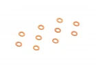 XRay Aluminium Shim 3X5X0.5mm - Orange (10)