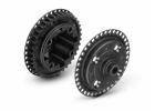 XRay X4 Composite Gear Diff. Case 38T Pulley And Cover For Uni Bulkheads