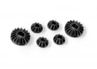 XRay Graphite Gear Diff Bevel + Satellite Gears (2+4) - Lower