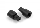 XRay T2 008 Composite Solid Axle Driveshaft Adapters (2)