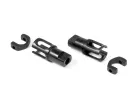 XRay Steel Solid Axle Driveshaft Adapters - Hudy Spring Steel (2)
