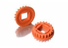 XRay Fixed Pulley For Layshaft With Bearings 20T - Graphite (2)