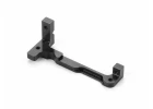 XRay X4 Aluminium Servo Mount - Black - One-Piece - Swiss 7075 T6