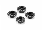 XLP Aluminium XRay Shock Spring Retaining Collar - Black (4)