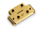 XRay Brass Front Lower Arm Mount