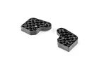 XRay Carbon Steering Block Extension - 1 Hole - 1 Dot (L R)