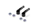 XRay Aluminium Steering Arm 2mm For 1 Piece Chassis - Swiss 7075 T6 (2)