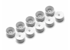 XRay 1:10 Buggy Rear Wheels - 12mm Hex Aerodisk - White - Hard (10 Pack)