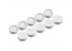 XRay 2WD Front Slim Wheel Aerodisk With Narrow Offset - White (10)