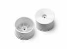 XRay 1:10 Buggy Rear Wheels - 12mm Hex Aerodisk - White - Hard (2)