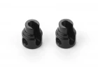 XRay Aluminium Cutted Anti-Roll Bar Collar O2.7 - Black (2)