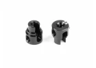 XRay Aluminium Cutted Anti-Roll Bar Collar O2.4 - Black (2)