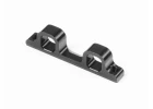 XRay Aluminium Rear Lower Suspension Holder - Front - Rf - Black - 7075 T6 ( -1mm )