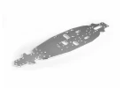 XRay Gtx Aluminium Chassis - Flat - Swiss 7075 T6 (3mm)