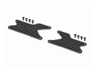 XRay GT/XB8 Carbon Rear Lower Arm Plate - Hard (2)