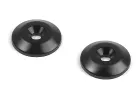 XRay Composite Rear Wing Shim - Black (2)