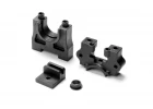 XRay Center Diff Mounting Plate Set - Higher - Graphite