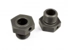 XRay Aluminium Wheel Axle Offset +1mm - Hard Coated (2)