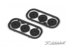 XRay XB9 Shock Piston Set 8-Hole (1.2; 1.3) 10-H. (1.1mm)