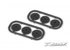 XRay XB9 Composite Shock 6-Hole Piston Set (1.2; 1.3; 1.4mm)