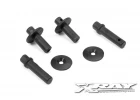XRay Body Mount, Battery Mount + Wing Shim (2) ** CLEARANCE **