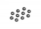 XRay Aluminium Conical Shim 3X6X2.0mm - Black (10)