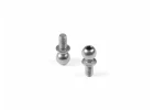XRay Hard Steel Ball End 5.4mm With Thread 6mm - Nickel Coated (2)