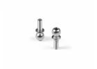 XRay Hard Steel Ball End 5.4mm With Thread 8mm - Nickel Coated (2)