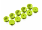 XRay 1:10 Buggy 4WD Front Wheels - 12mm Hex Aerodisk - Yellow - Hard (10 Pack)