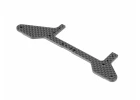 XRay X1 Carbon Rear Pod Lower Plate For 1 Piece Chassis - Front