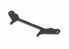 XRay X12 Carbon Adjustable Rear Pod Lower Plate For 1 Piece Chassis - Front