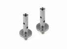 XRay X12 Kingpin 4mm With Holes - 1.5 1 Dot - Nickel Coated (2)