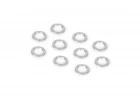 XRay Aluminium Shim 4X6X0.5mm (10)