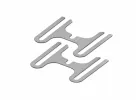 XRay X1 3S Suspension Ride Height Shim 0.3mm - Silver (2)