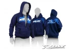 XRay Sweater Hooded With Zipper - Blue (XXL)