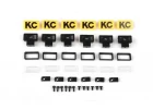 RC4WD KC HiLiTES Rectangle Lights with Covers RC4WD