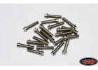 RC4WD Miniature Scale Hex Bolts (M2.5 x 10mm) (Silver)