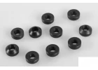 Heavy Duty Steel Black 3mm Con Washers (10) RC4WD
