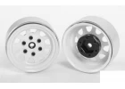 Stamped Steel 1.7 Beadlock Wagon Wheels (White) RC4WD