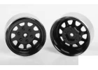 RC4WD Stamped Steel 1.7 Beadlock Wagon Wheels (Black) RC4WD