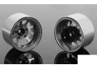 Deep Dish Wagon 1.55 Stamped Steel Beadlock Wheels (Clear) RC4WD