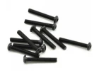 Axial M3x20mm Hex Socket Button Head (Black) (10)