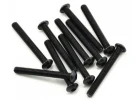 Axial M3x25mm Hex Socket Button Head (Black) (10)
