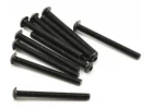 Axial M3x30mm Hex Socket Button Head (Black) (10)