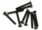 Axial M3x25mm Hex Socket Flat Head (Black) (10)