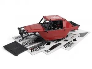 Scout-24 1/24th Rock Crawler - Printed Body - Red