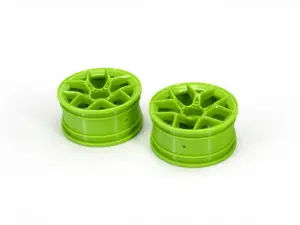 RTR Aero 5 Wheel 26mm Green (6mm Offset/2pcs)