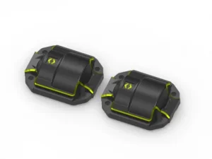 Brass Diff Cover (Black/2pcs)