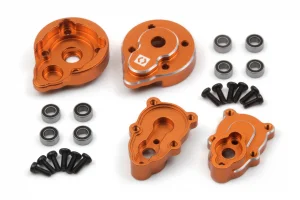 Aluminium Portal Rear Hub Set (Orange/2pcs)