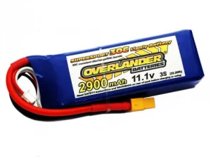 2900mAh 3S 11.1v LiPo Battery 30C - XT60 Connector